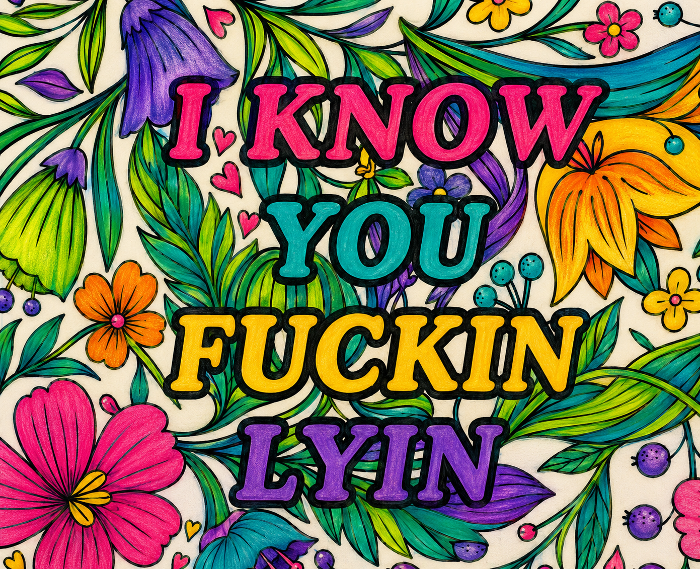 A MUTHAFUCKIN COLORIN BOOK: Cuss Them Out